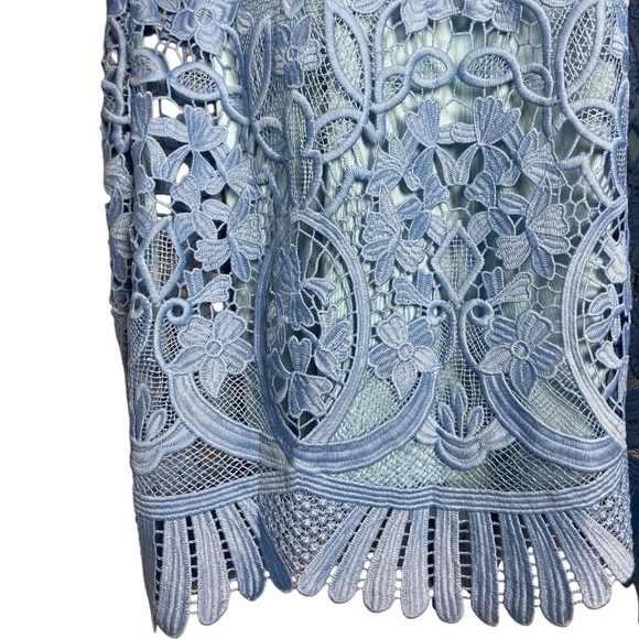 Lovers + Friends Blue Lace Dress - Picture 4 of 6